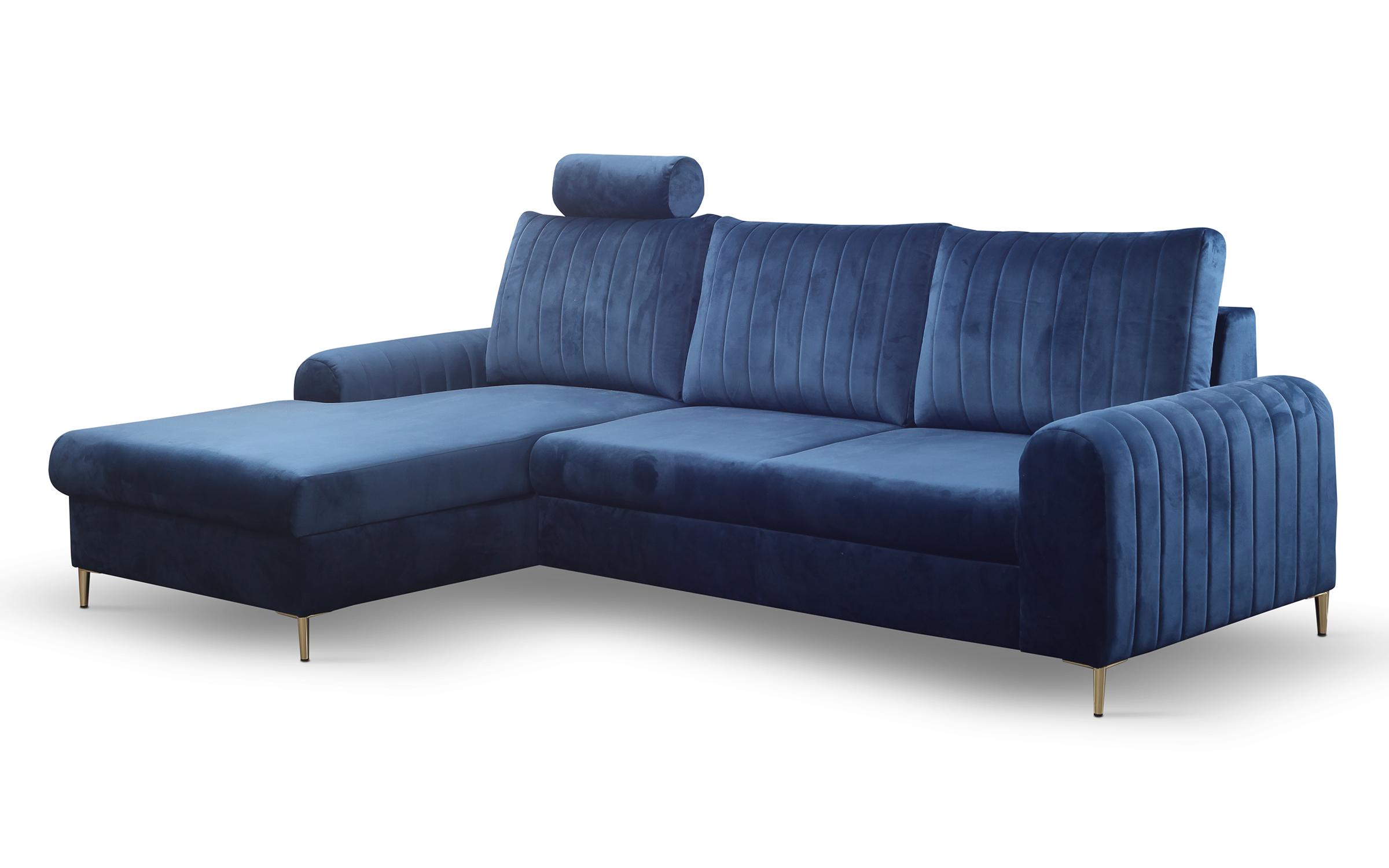 Γωνιακός καναπές Izza, μπλε  3